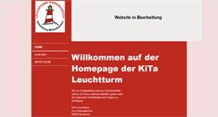 Desktop Screenshot of leuchtturm-kiga.de